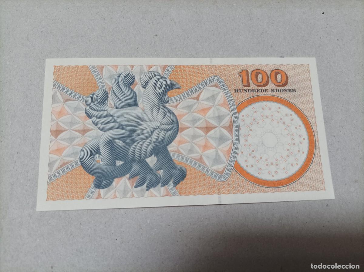 Billetes extranjeros: Billete Dinamarca, 100 kroner, a&ntilde;o 2001, UNC - Foto 1