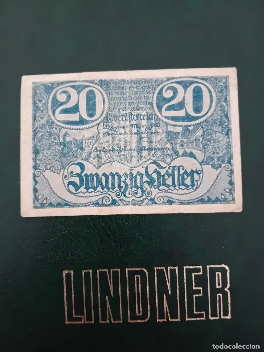 Billetes extranjeros: AUSTRIA NOTGELD 20 HELLER 1920 BIEN CONSERVADO - Foto 1