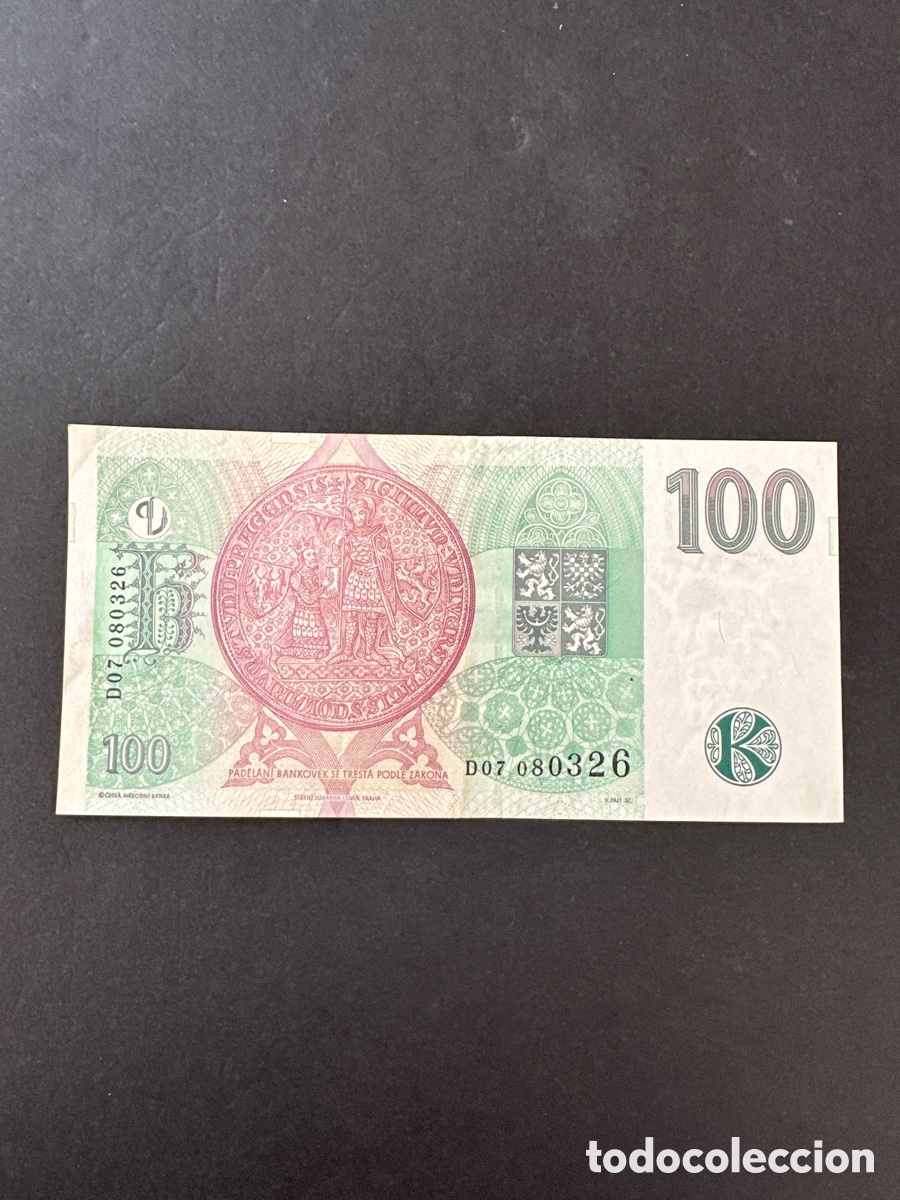 Billetes extranjeros: Billete de Chequia - Foto 2