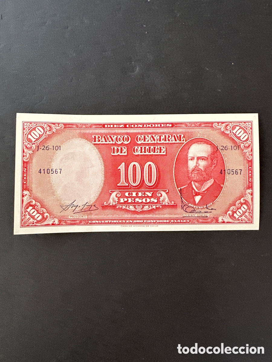 Billetes extranjeros: Billete de Chile - Foto 1