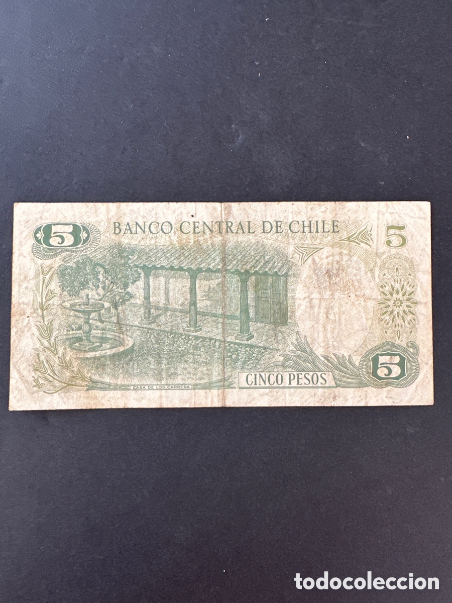 Billetes extranjeros: Billete de Chile - Foto 2