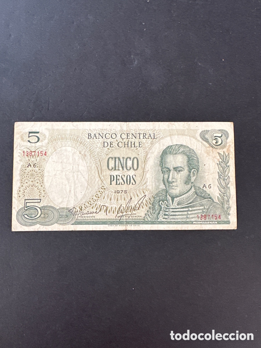 Billetes extranjeros: Billete de Chile - Foto 1