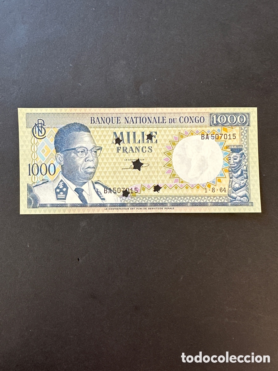 Billetes extranjeros: Billete de Congo - Foto 1