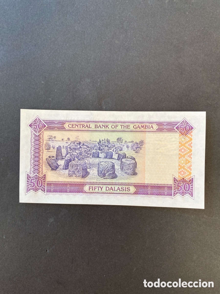 Billetes extranjeros: Billete de Gambia - Foto 2