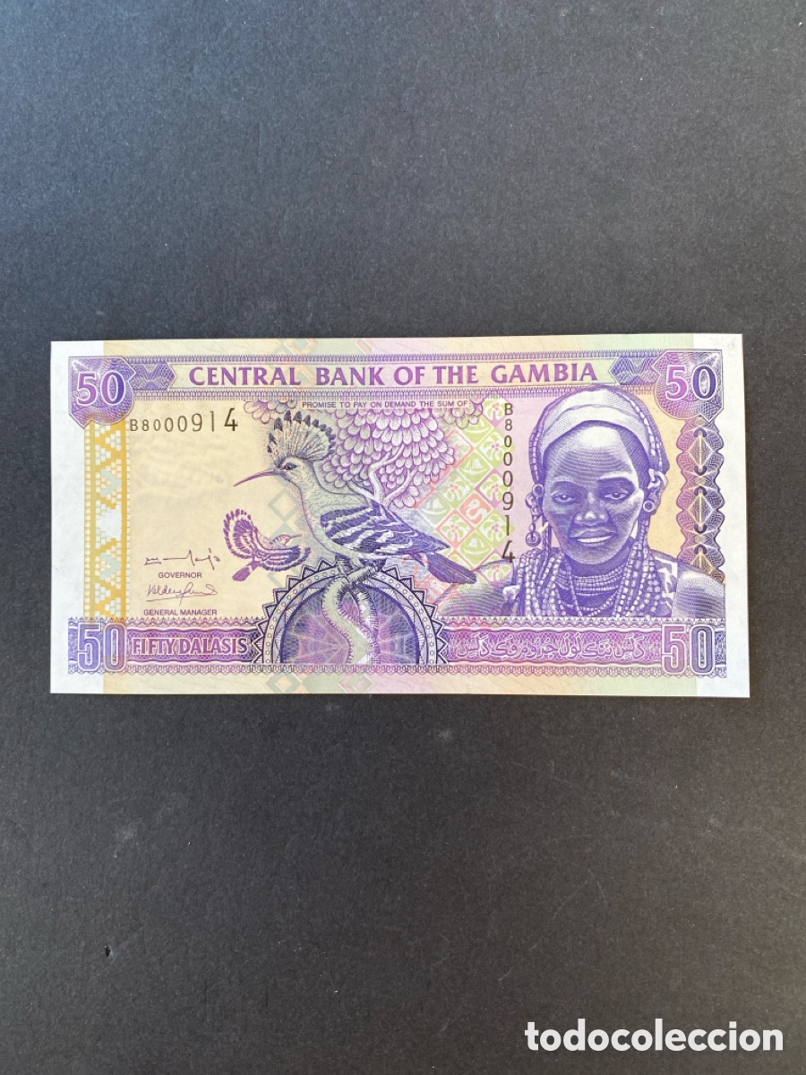Billetes extranjeros: Billete de Gambia - Foto 1