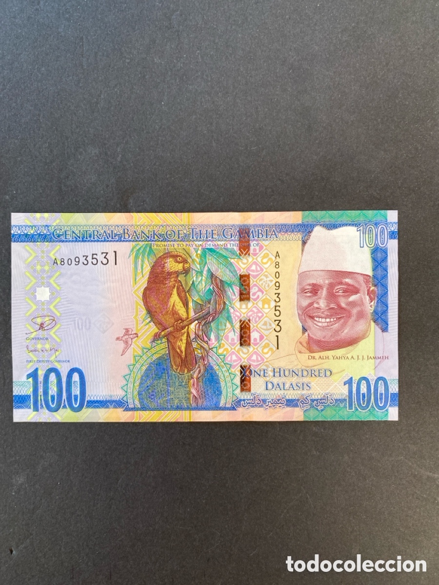 Billetes extranjeros: Billete de Gambia - Foto 1