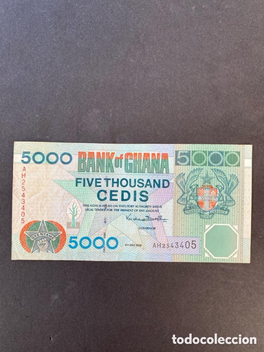 Billetes extranjeros: Billete de Ghana - Foto 1