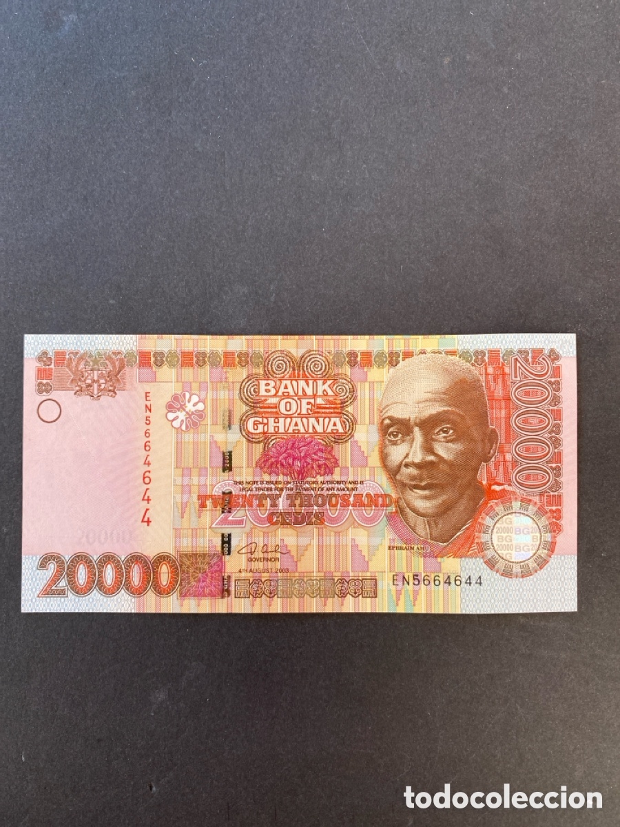 Billetes extranjeros: Billete de Ghana - Foto 1