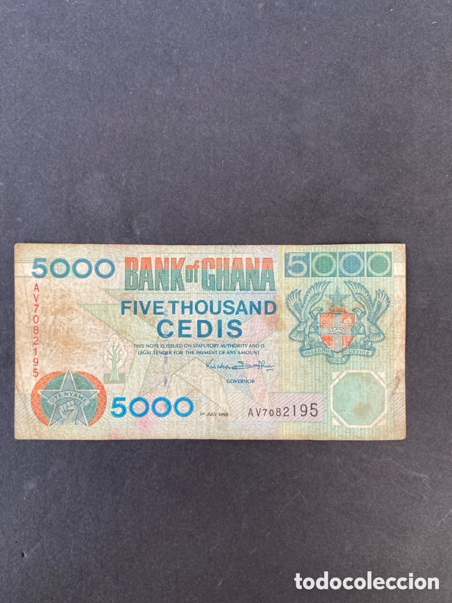 Billetes extranjeros: Billete de Ghana - Foto 1
