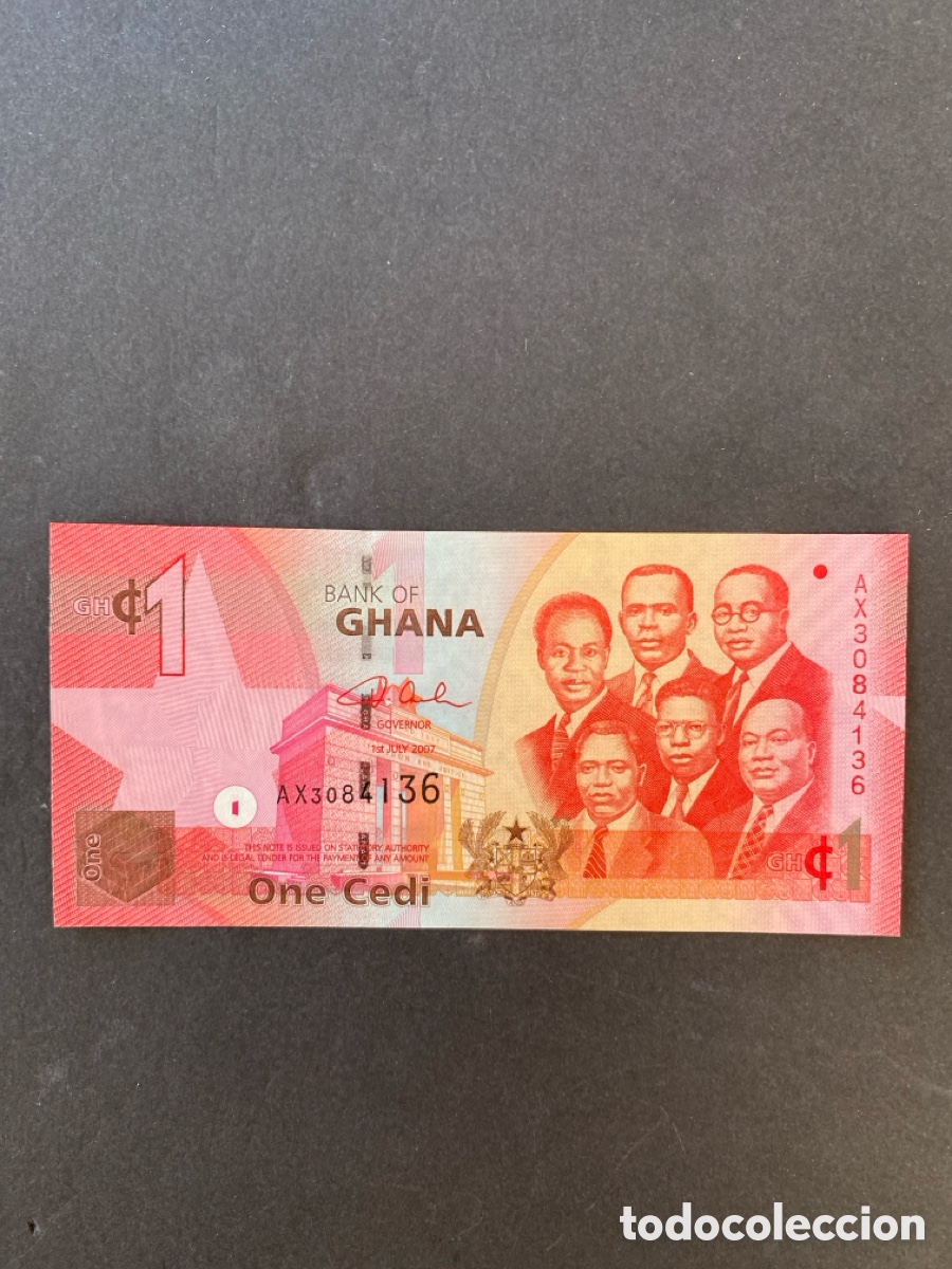 Billetes extranjeros: Billete de Ghana - Foto 1