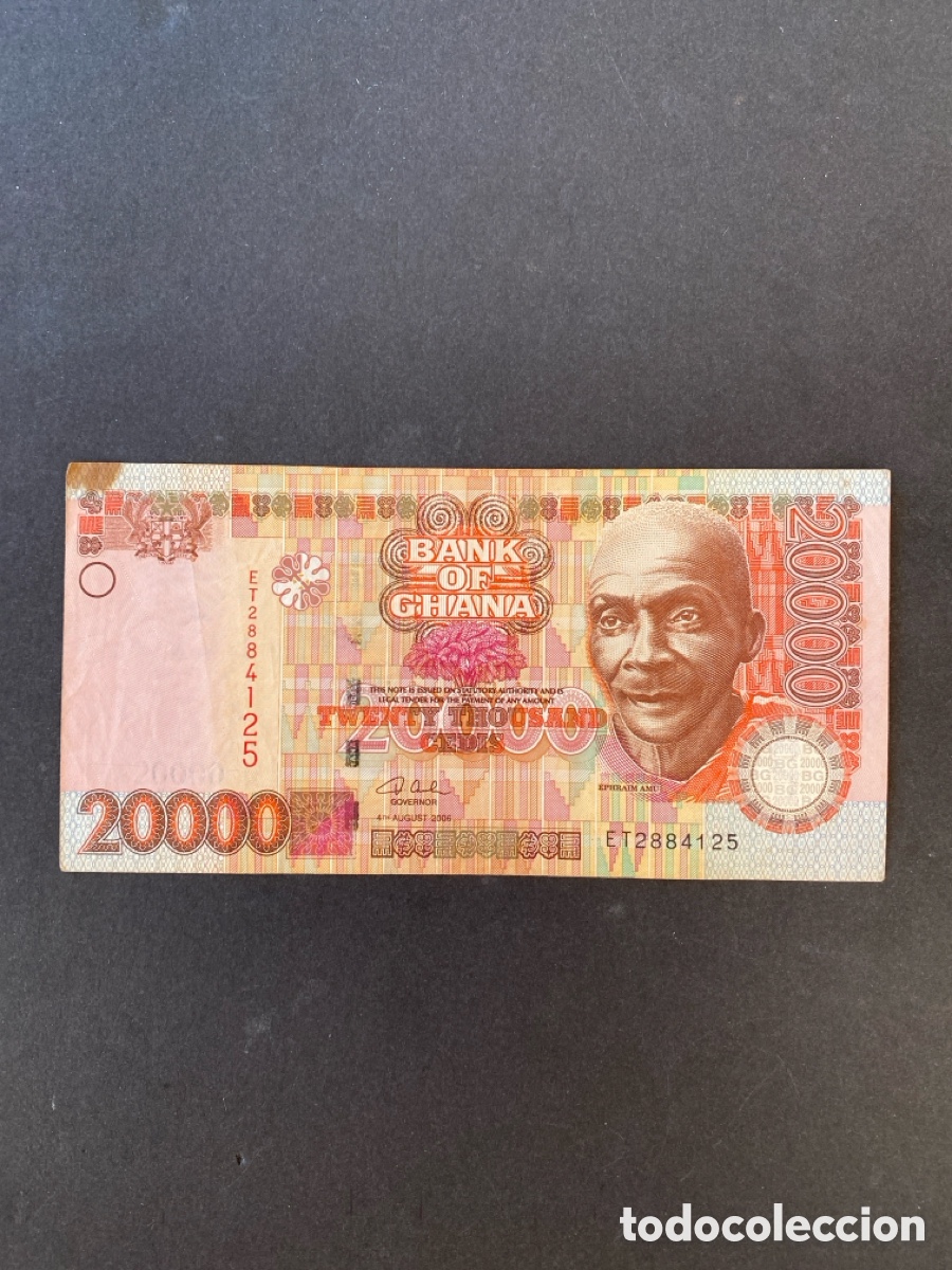 Billetes extranjeros: Billete de Ghana - Foto 1