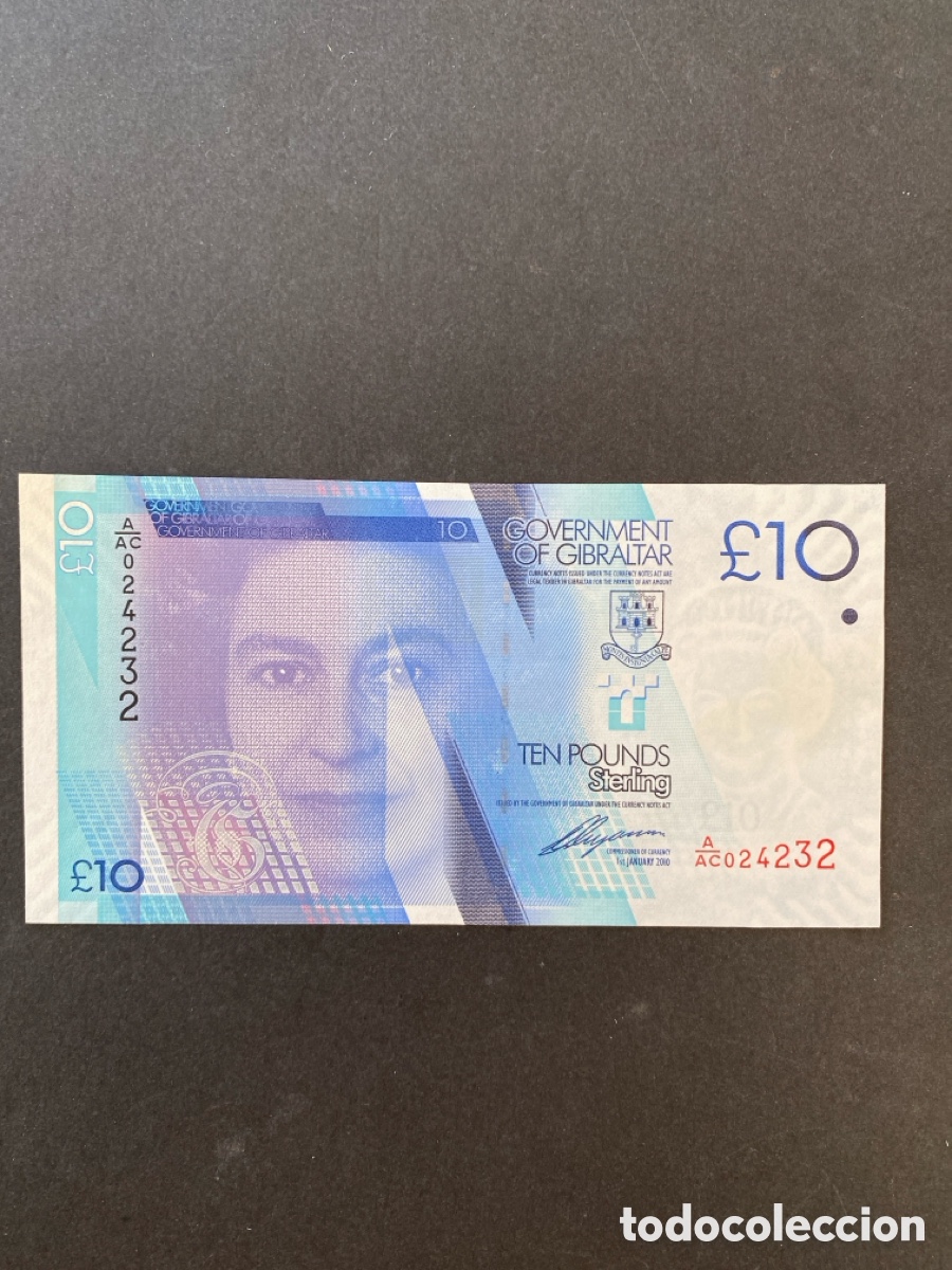 Billetes extranjeros: Billete de Gibraltar - Foto 1