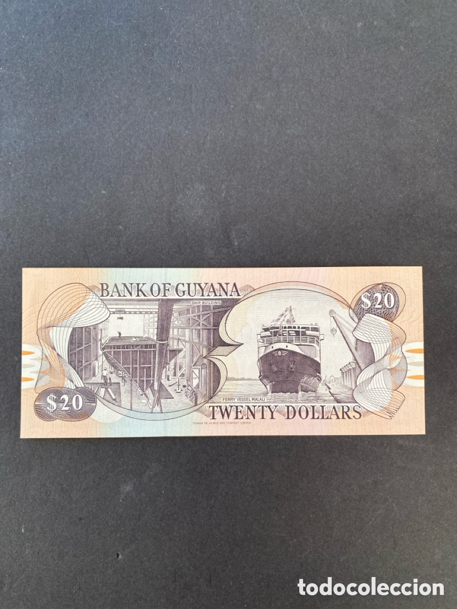 Billetes extranjeros: Billete de Guyana - Foto 2