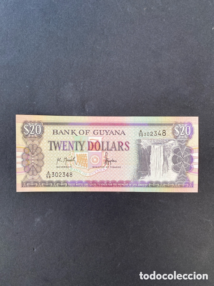 Billetes extranjeros: Billete de Guyana - Foto 1