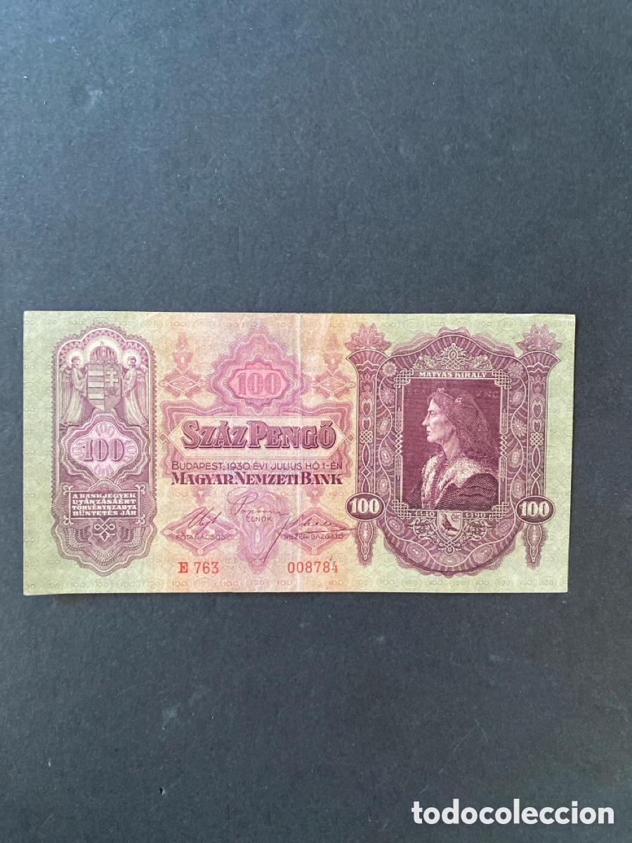 Billetes extranjeros: Billete de Hungr&iacute;a - Foto 1
