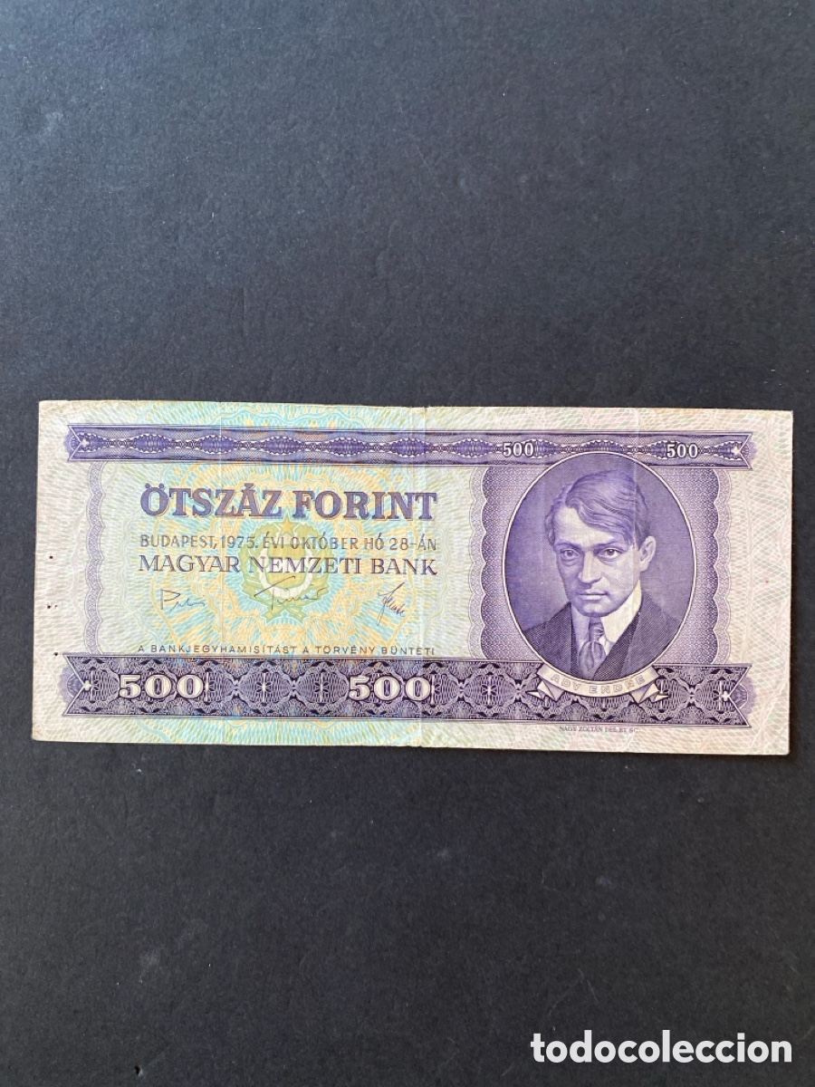 Billetes extranjeros: Billete de Hungr&iacute;a - Foto 1