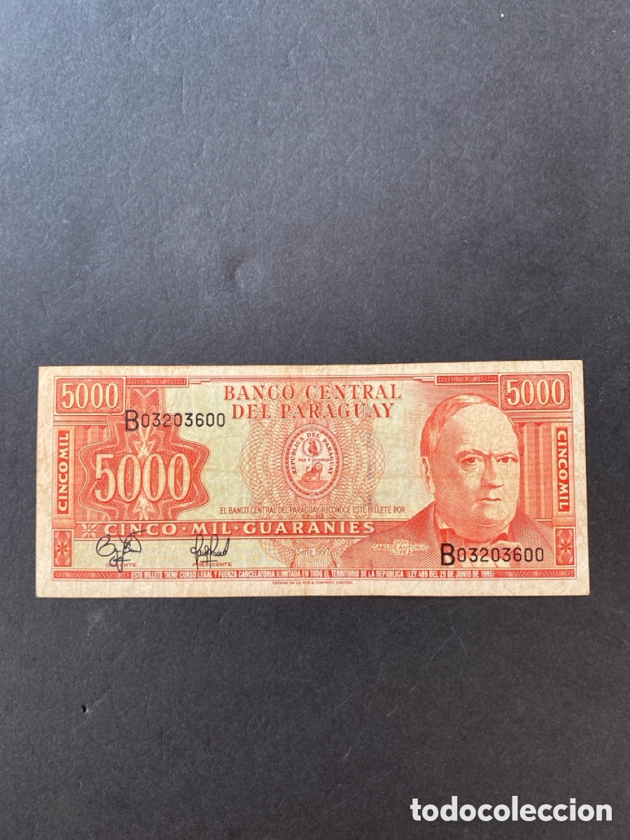 Billetes extranjeros: Billete de Paraguay - Foto 1