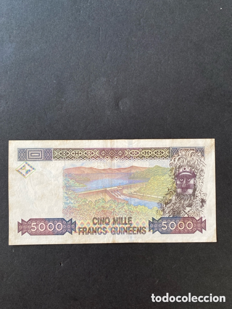 Billetes extranjeros: Billete de Rep&uacute;blica de Guinea - Foto 2