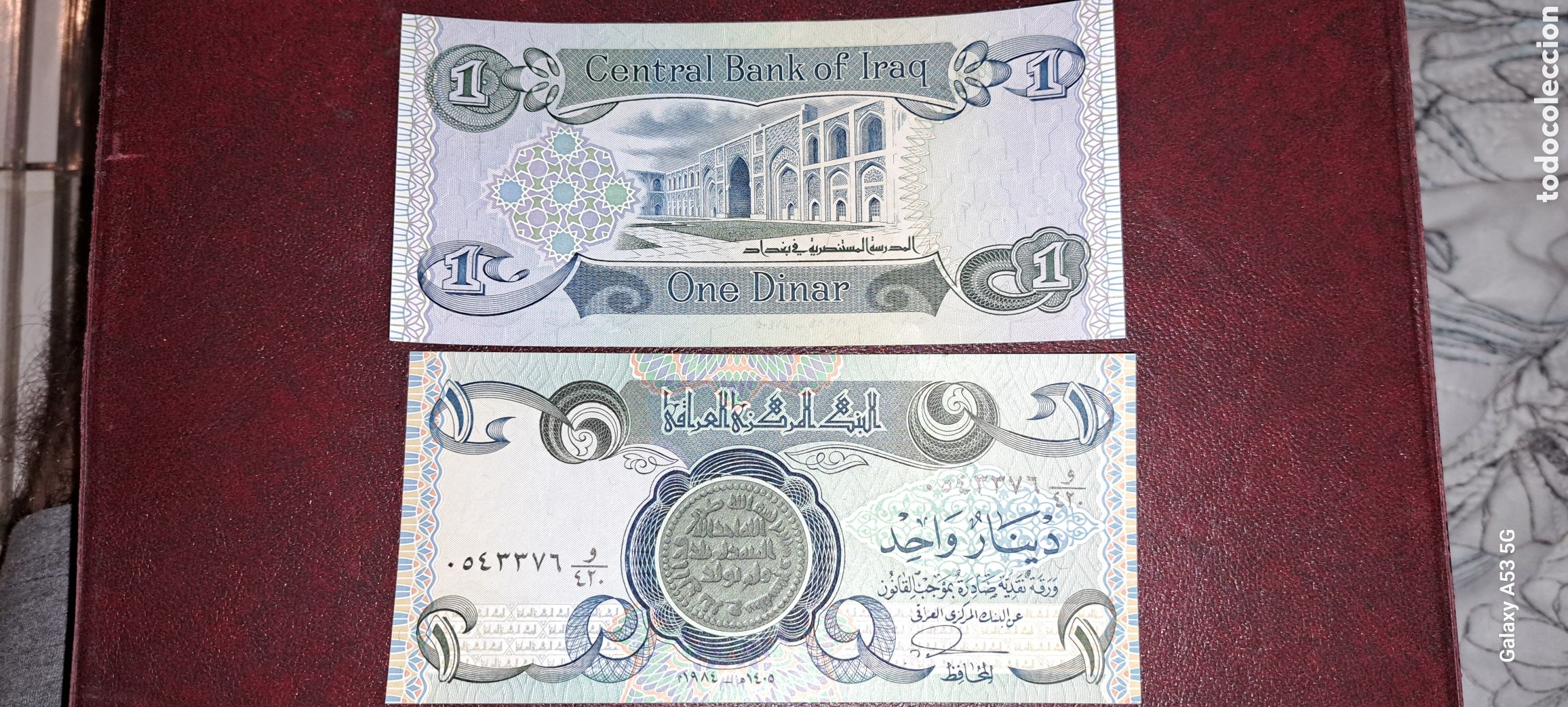 Billetes extranjeros: Iraq 1 dinar 1979-84 sc - Foto 1