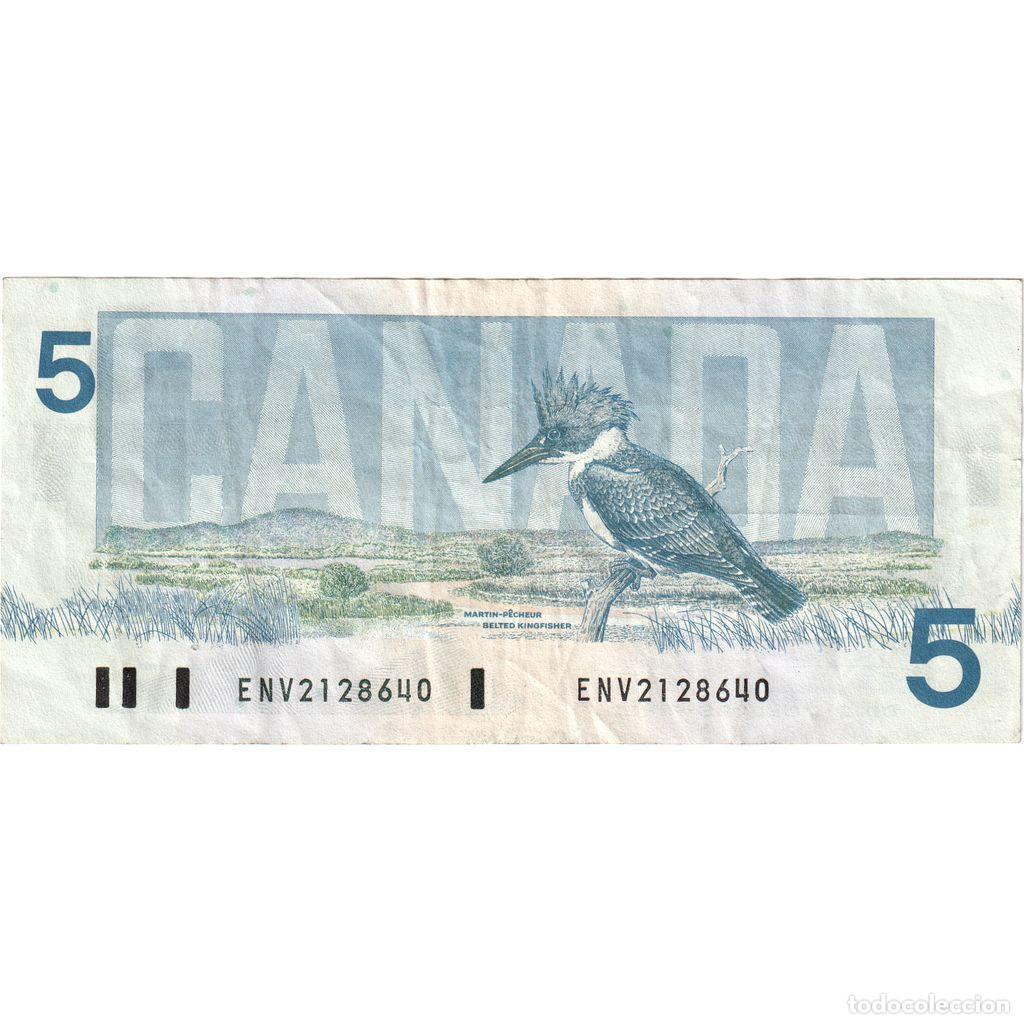 Billetes extranjeros: [#196426] 5 Dollars, 1986, Canad&aacute;, KM:95a2, MBC - Foto 2