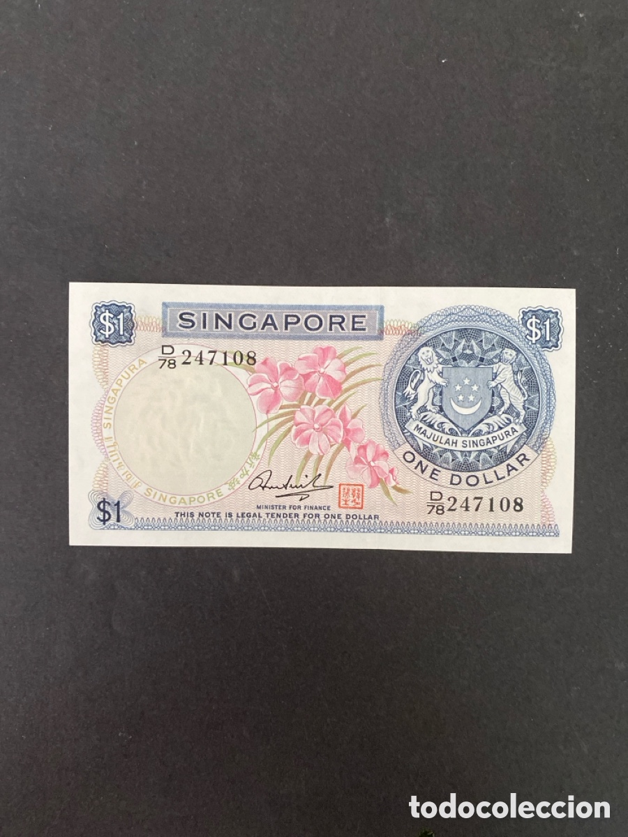 Billetes extranjeros: Billete de Singapur - Foto 1