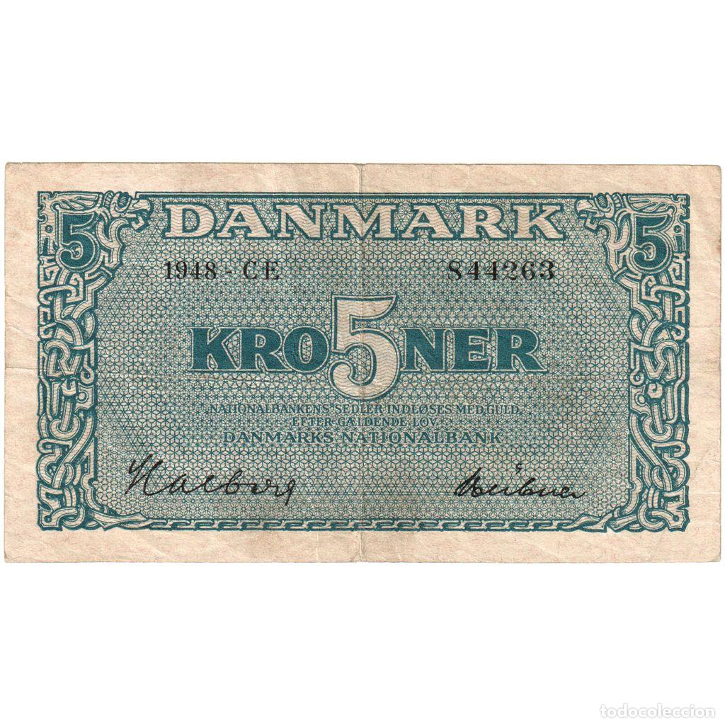 Billetes extranjeros: [#248713] 5 Kroner, Dinamarca, KM:35e, MBC - Foto 1