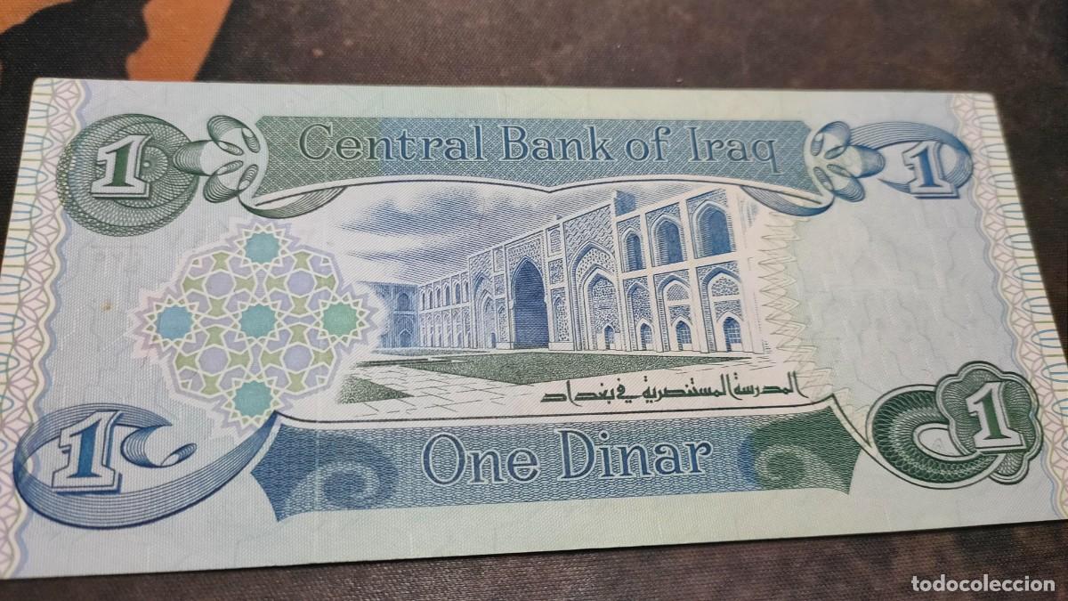 Billetes extranjeros: Irak. billete de 1 dinar. - Foto 2