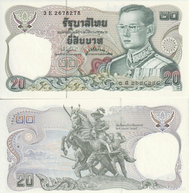Billetes extranjeros: Tailandia 20 Bhat Pick 88 SC/UNC - Foto 1