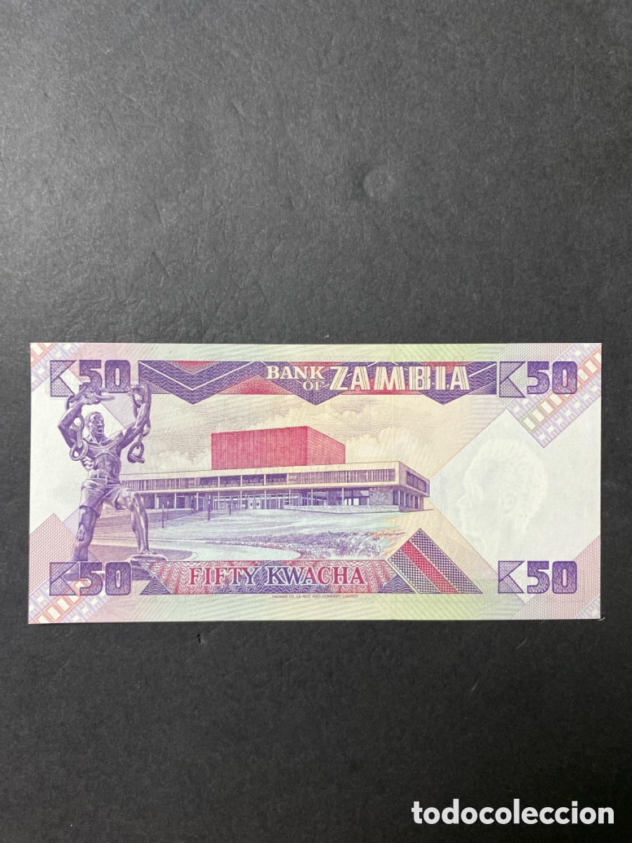 Billetes extranjeros: Billete de Zambia - Foto 2