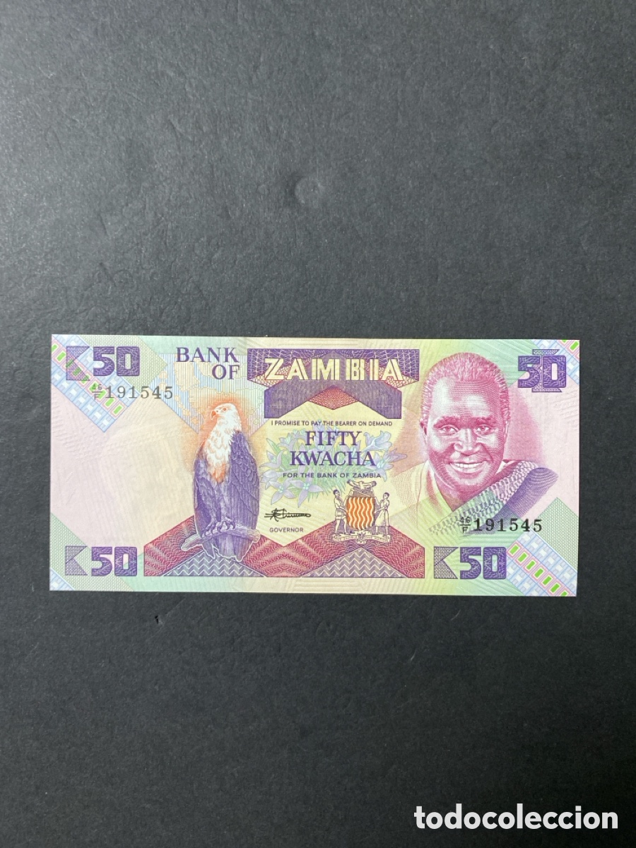 Billetes extranjeros: Billete de Zambia - Foto 1
