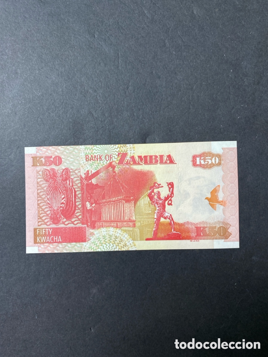 Billetes extranjeros: Billete de Zambia - Foto 2