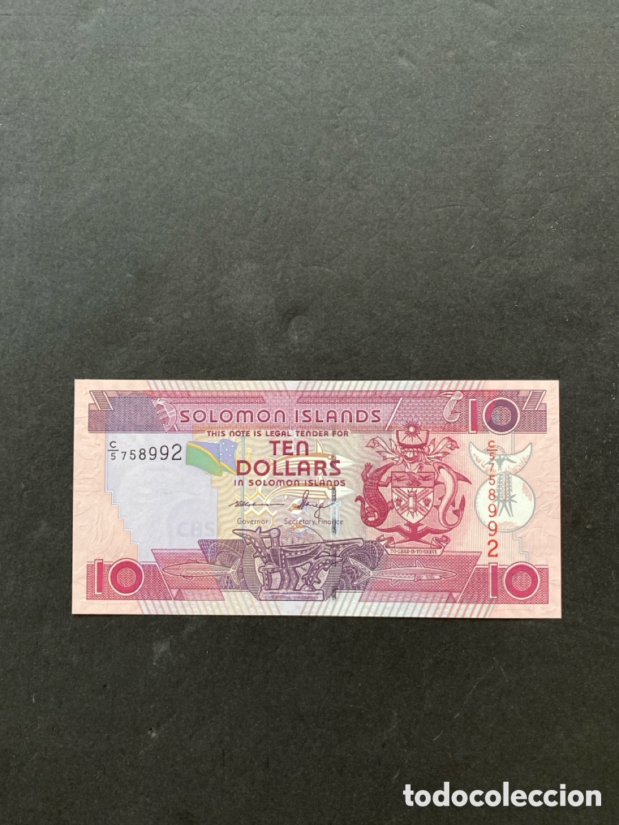 Billetes extranjeros: Billete Islas Solomon - Foto 1