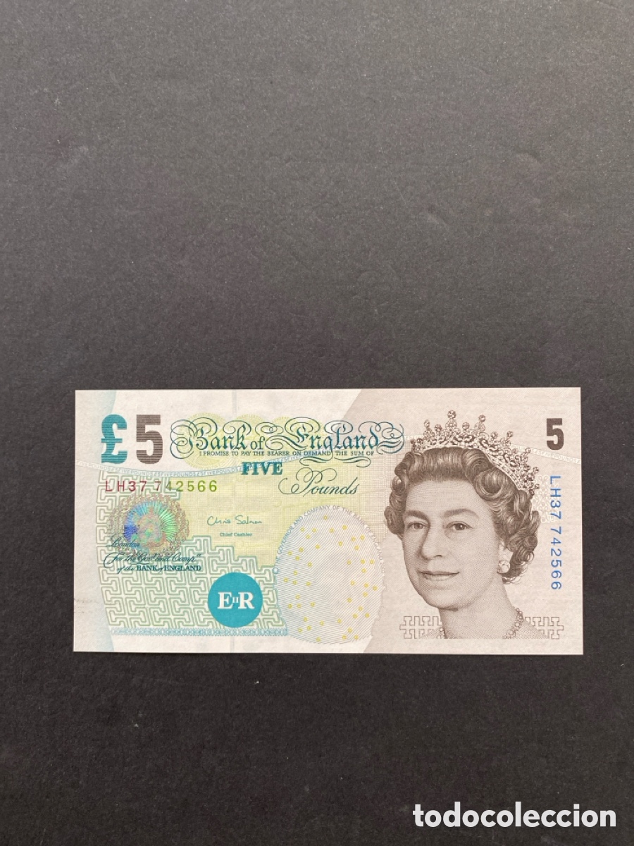Billetes extranjeros: Billete de Inglaterra - Foto 1