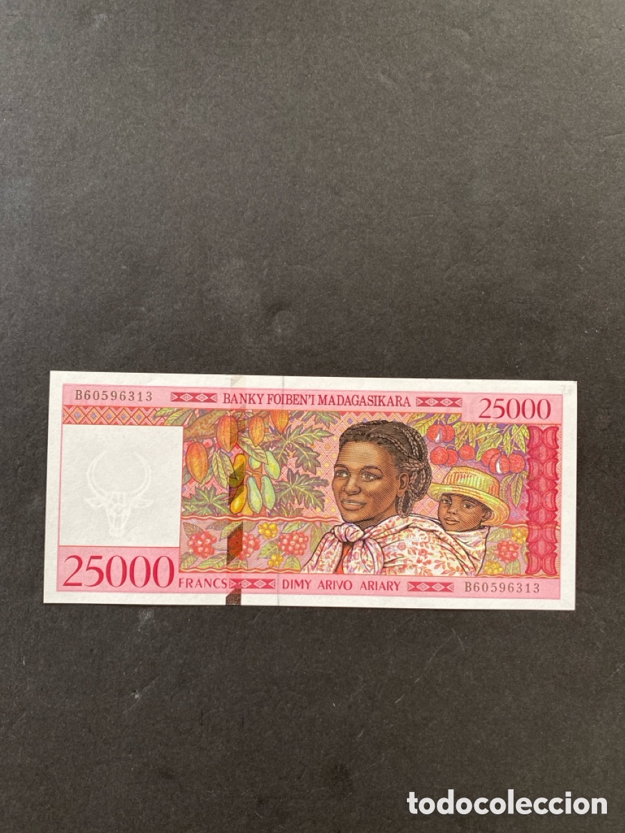 Billetes extranjeros: Billete de Madagascar - Foto 1