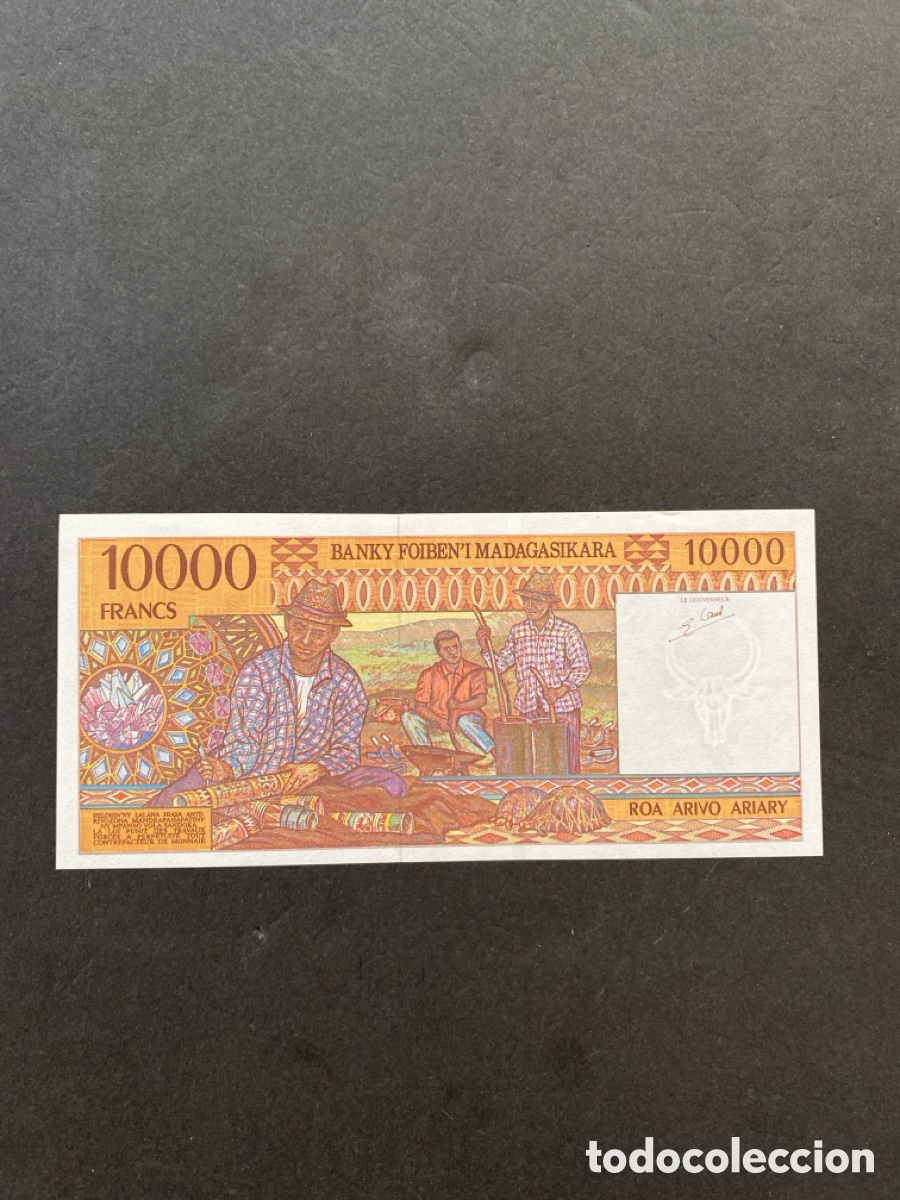 Billetes extranjeros: Billete de Madagascar - Foto 2