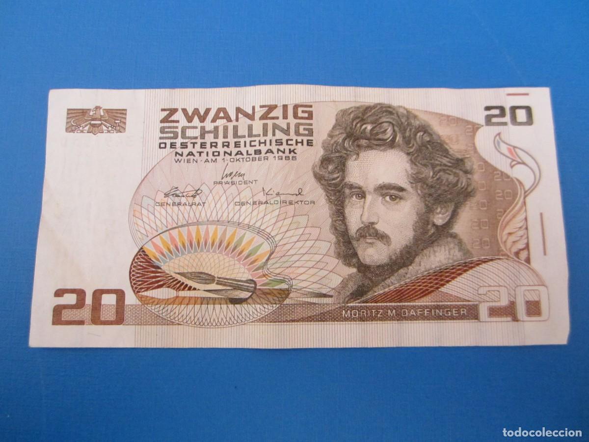 Billetes extranjeros: BILLETE DE 20 SCHILLING DE AUSTRIA - Foto 1