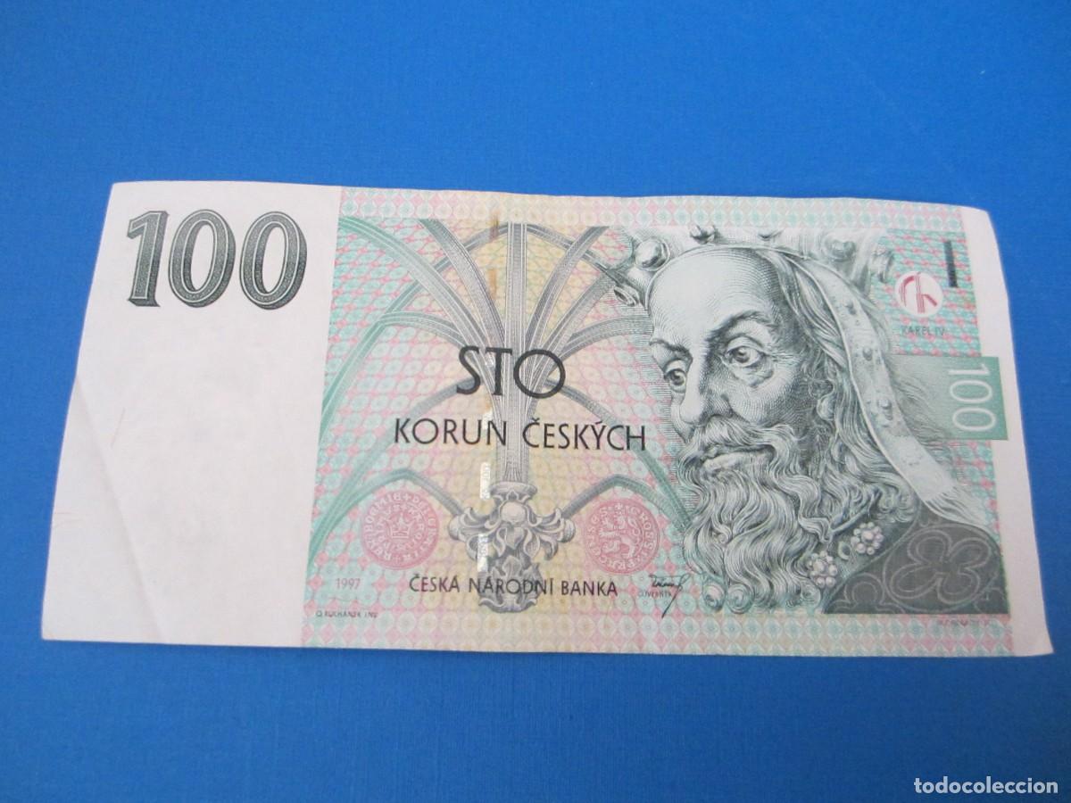 Billetes extranjeros: BILLETE DE 100 CORONAS DE LA REPUBLICA CHECA - Foto 1