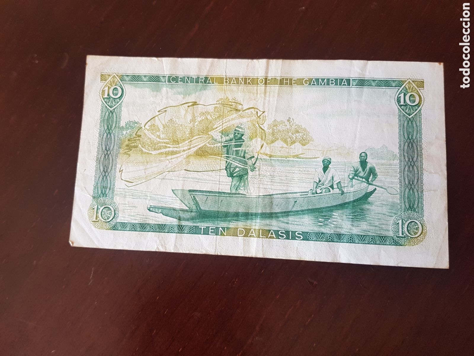 Billetes extranjeros: Ten dalasis gambia - Foto 2