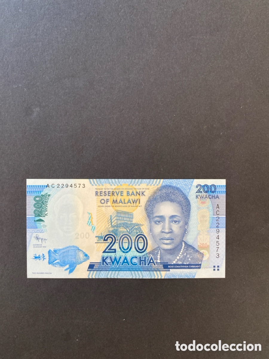 Billetes extranjeros: Billete de Malawi - Foto 1