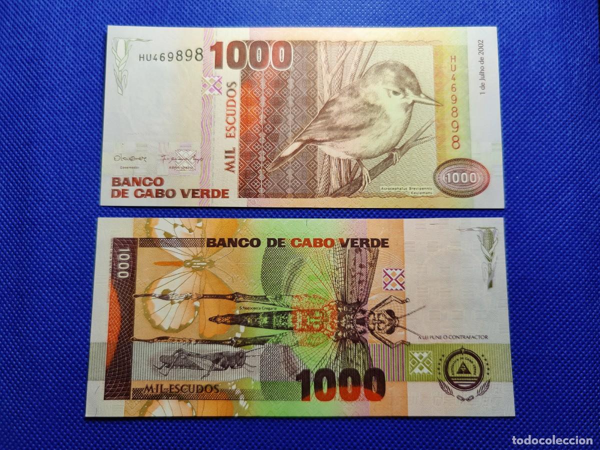 Billetes extranjeros: Cabo Verde 1000 Escudos 2002 Sin circular - Foto 1
