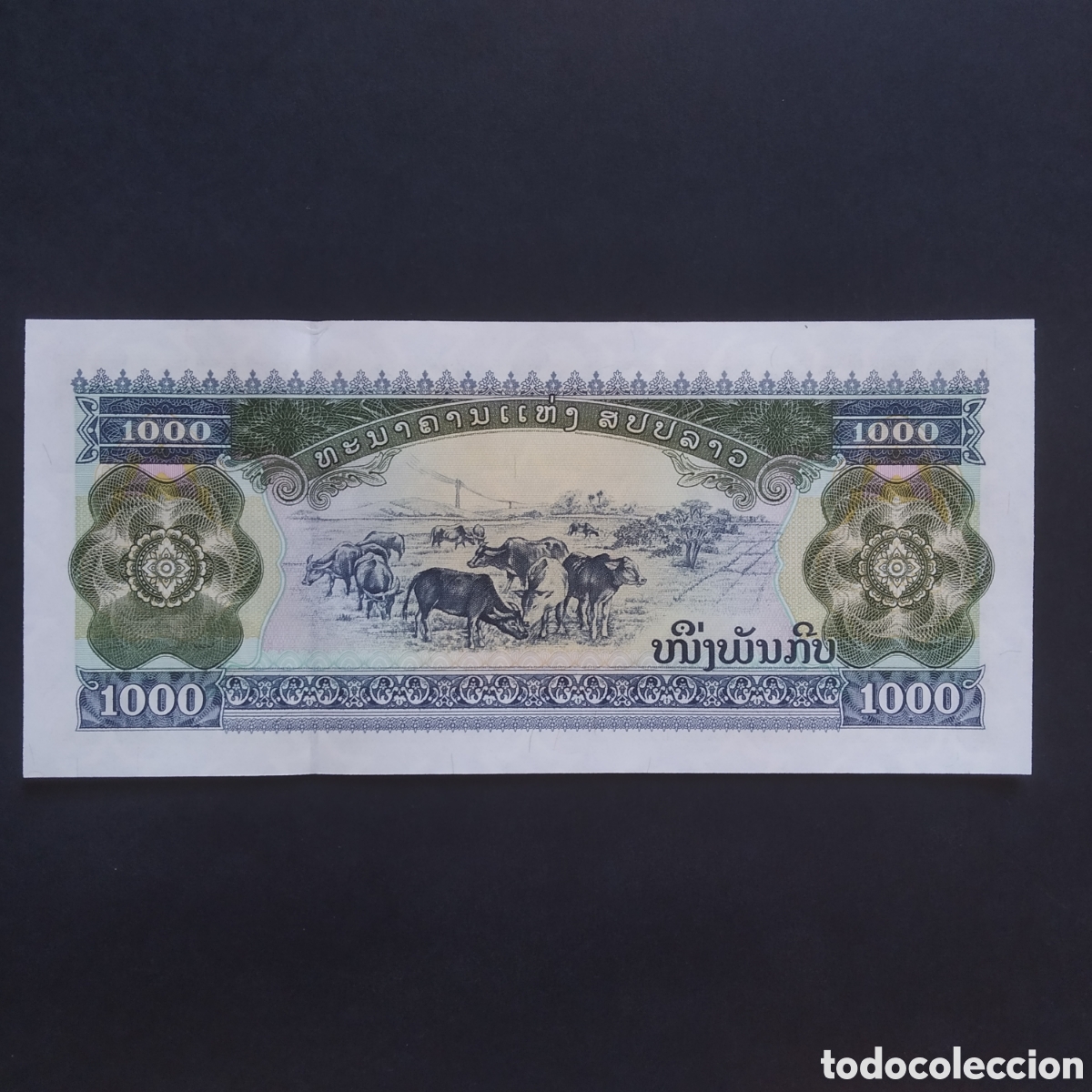Billetes extranjeros: BILLETE - LAOS 1000 KIP 2003 (SC) - Foto 2