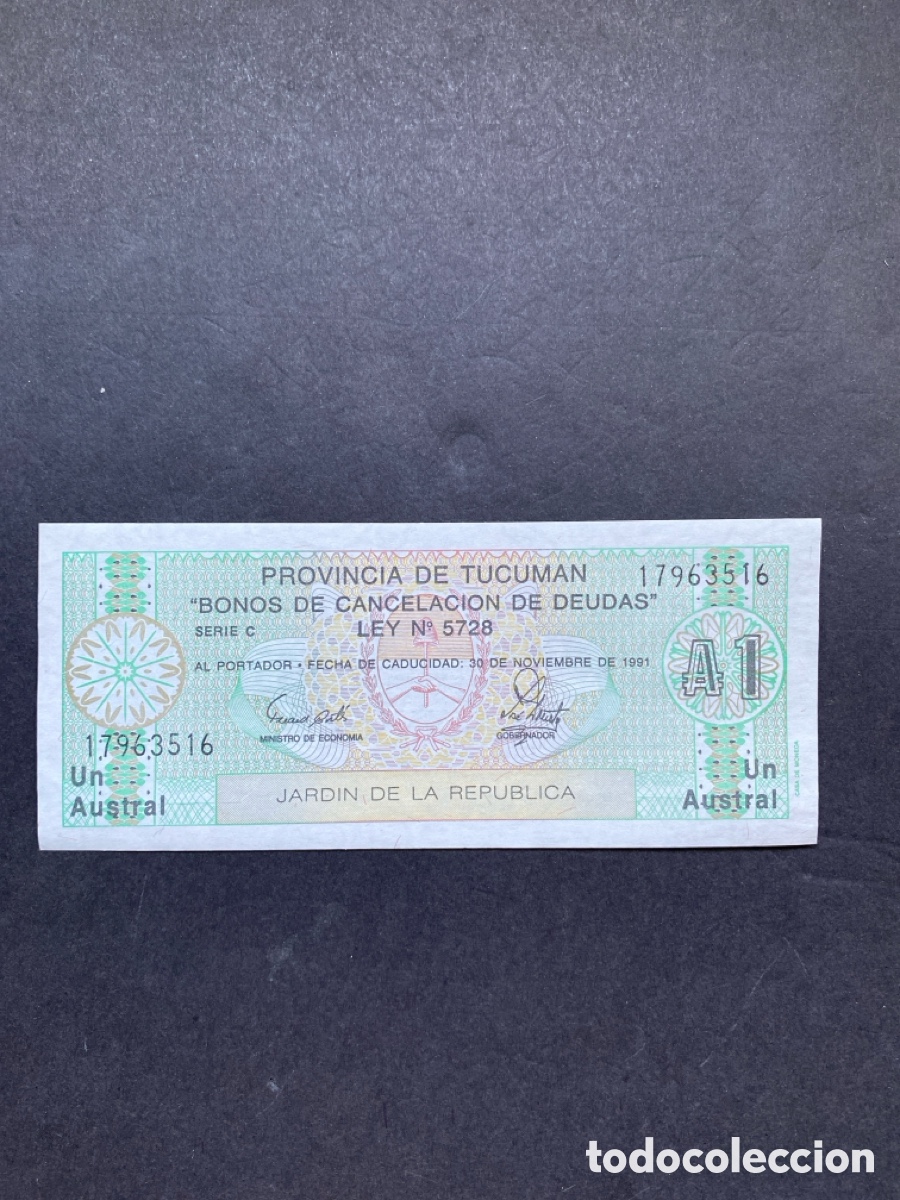 Billetes extranjeros: Billete de Argentina - Foto 1