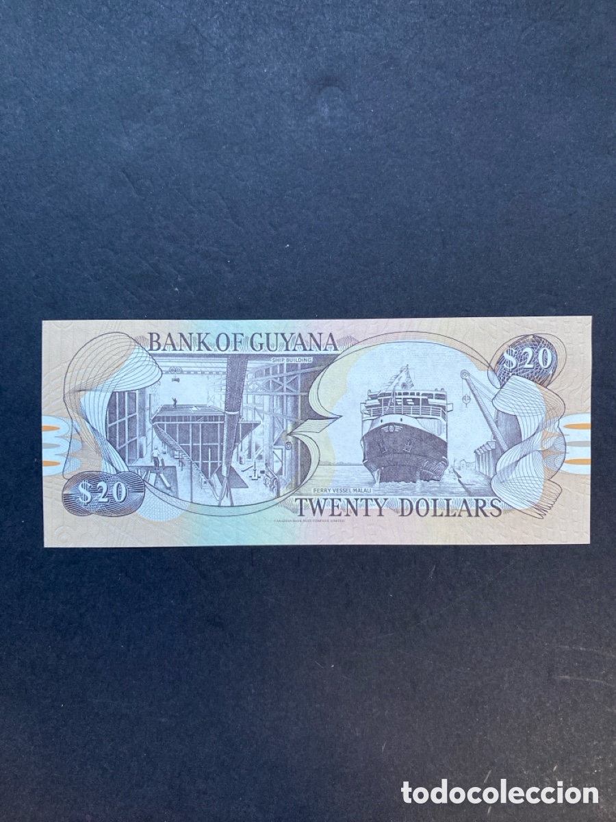 Billetes extranjeros: Billete de Guyana - Foto 2