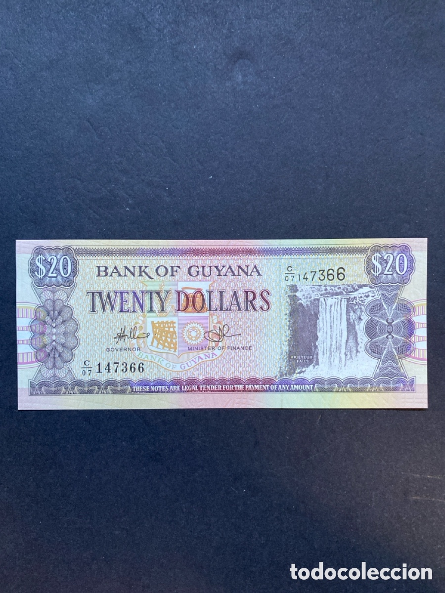 Billetes extranjeros: Billete de Guyana - Foto 1