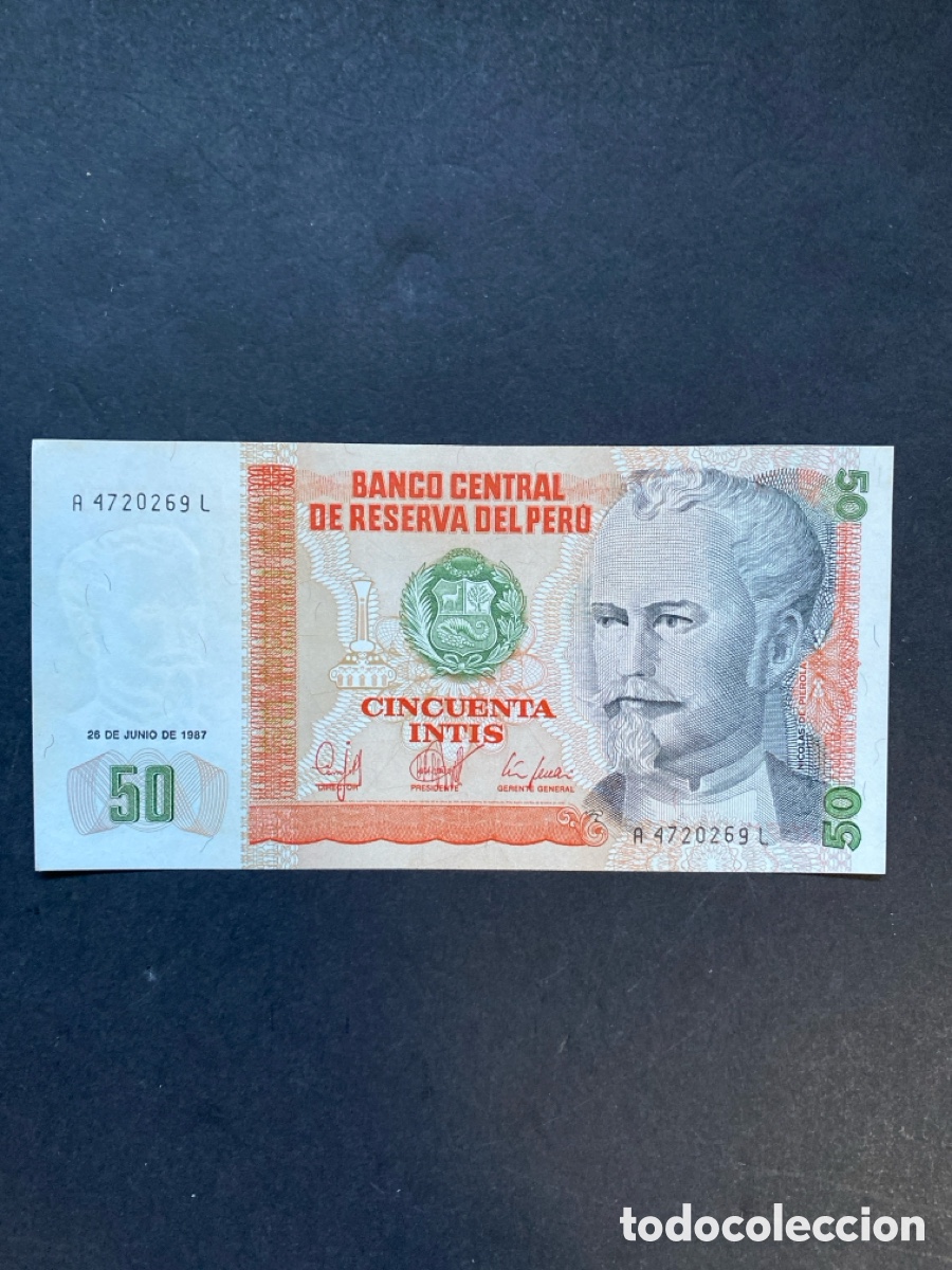 Billetes extranjeros: Billete de Per&uacute; - Foto 1