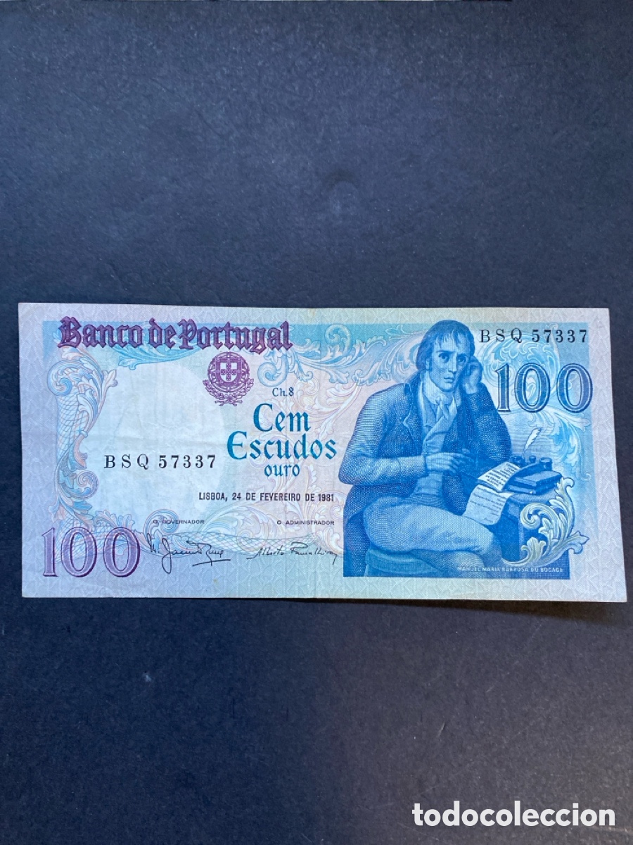 Billetes extranjeros: Billete de Portugal - Foto 1