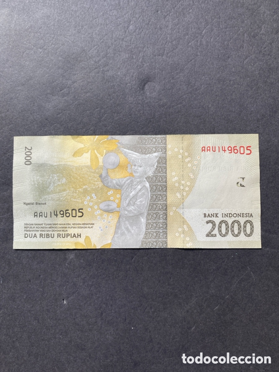Billetes extranjeros: Billete de Indonesia - Foto 2