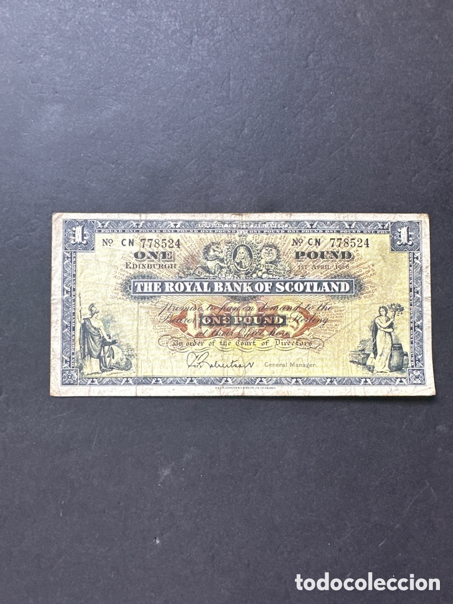 Billetes extranjeros: Billete de Escocia - Foto 1