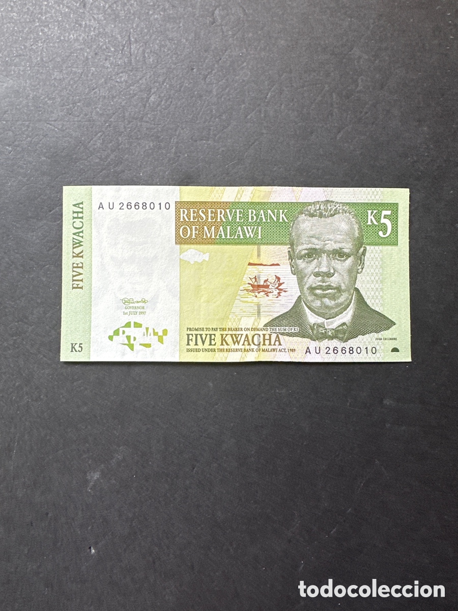 Billetes extranjeros: Billete de Malawi - Foto 1