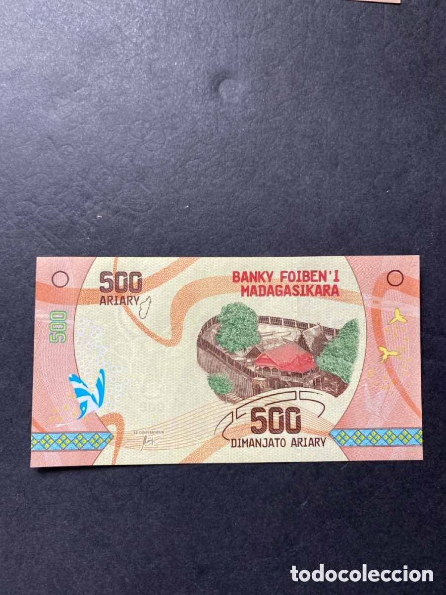 Billetes extranjeros: Billete de Madagascar - Foto 1